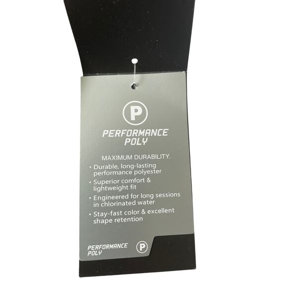 NIKE, SIZE 8, SWIMSUIT, BLACK, LOW BACK, RACER BACK - Picture 4 of 5